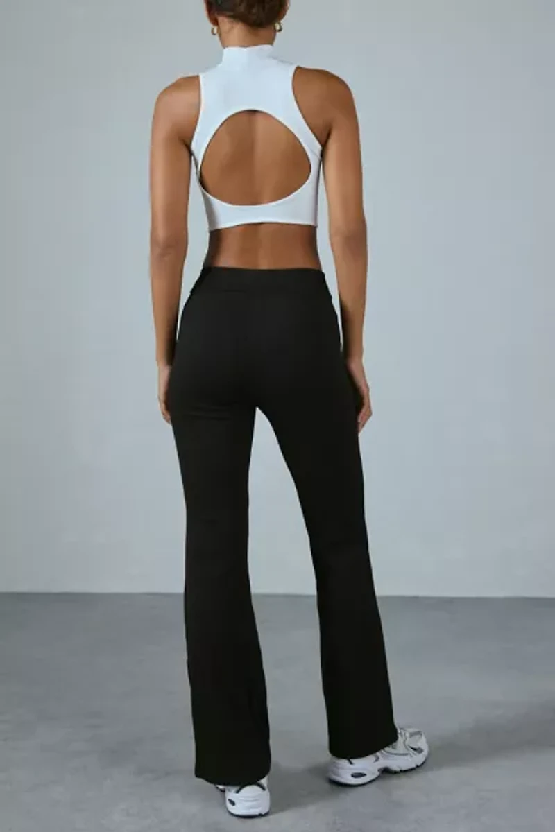 Puma Classics Ribbed Knit Flare Pant