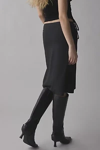 Motel Esmeray Asymmetric Hanky Hem Midi Skirt