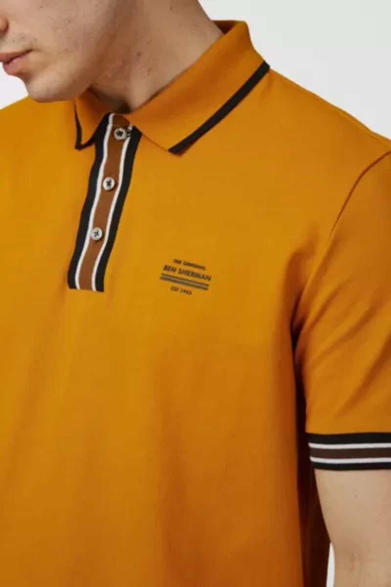 Ben Sherman Placket Interest Polo