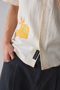 Native Youth Embroidered Boxy Fit Shirt