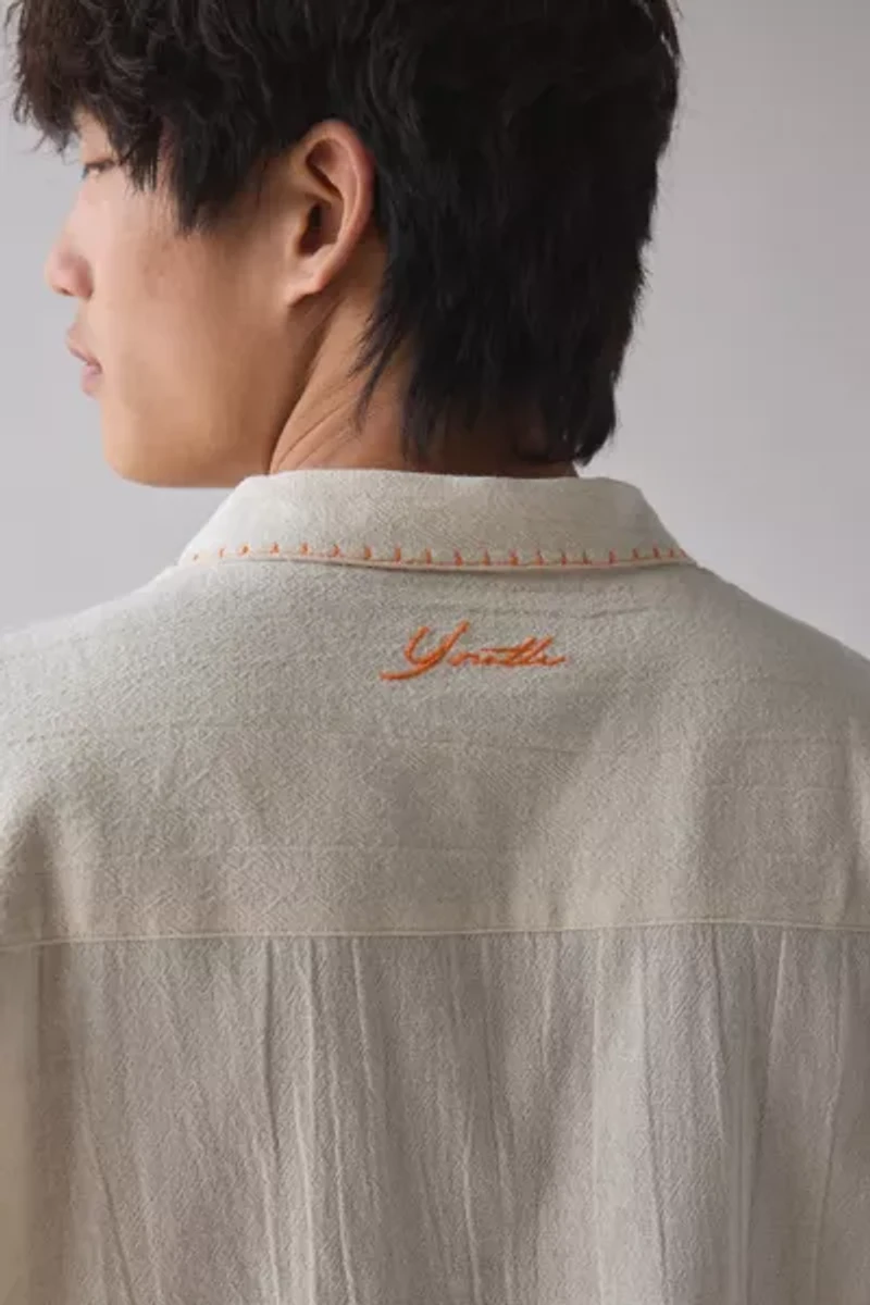 Native Youth Embroidered Boxy Fit Shirt