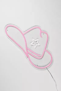 Echo Neon Cowgirl Hat Neon Sign