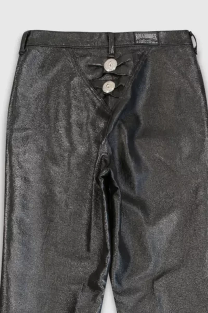 Vintage 90s Western Pleather Pants