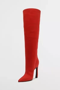 Schutz Cate Curve Suede Knee High Boot