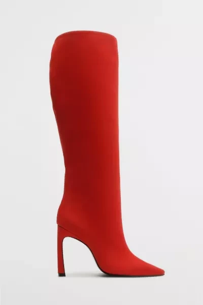 Schutz Cate Curve Suede Knee High Boot