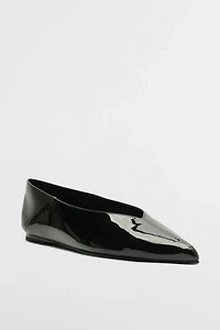 Schutz Patent Leather Gemma Ballet Flat