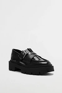 Schutz Leather Alana Mary Jane Loafer