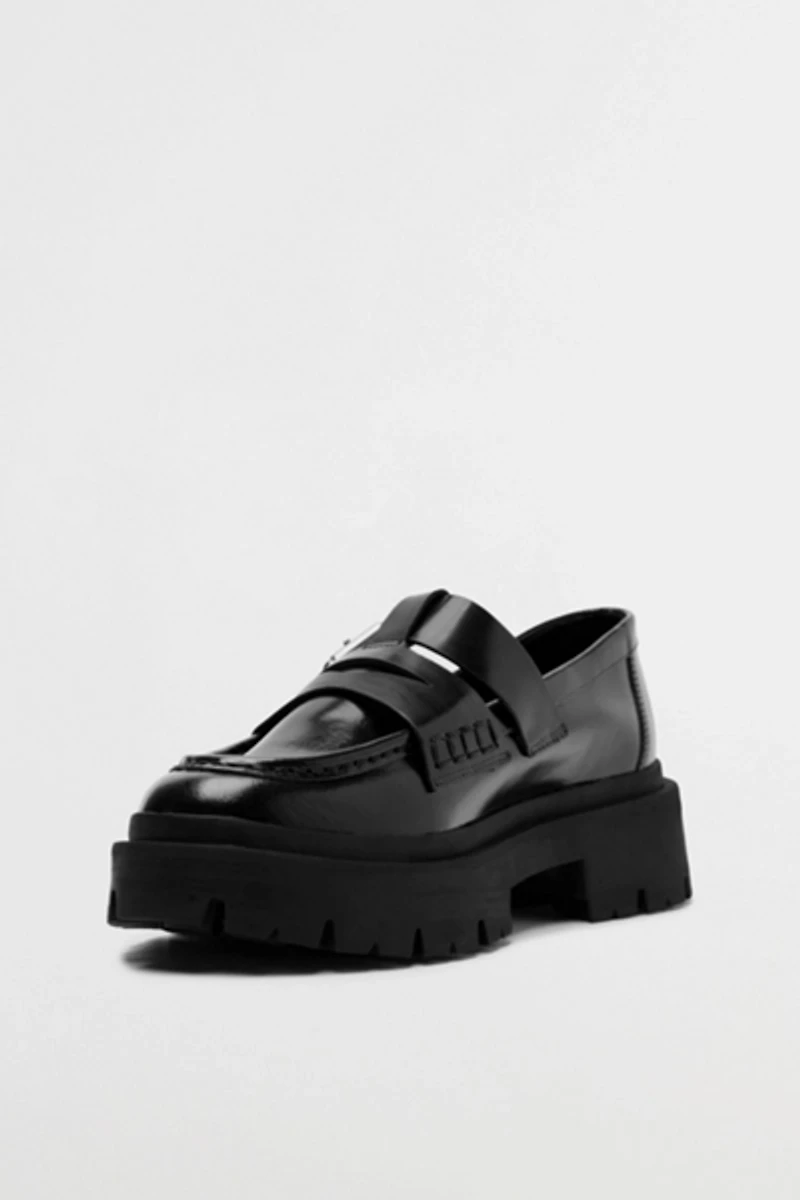 Schutz Leather Alana Mary Jane Loafer