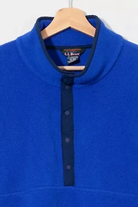 Vintage 1990s L.L. Bean Snap Fleece Pullover