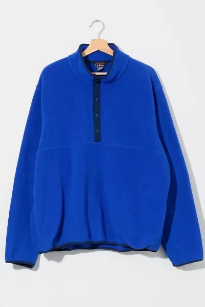 Vintage 1990s L.L. Bean Snap Fleece Pullover