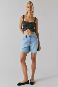 Out From Under Colette Ruffle Tie-Front Bra Top