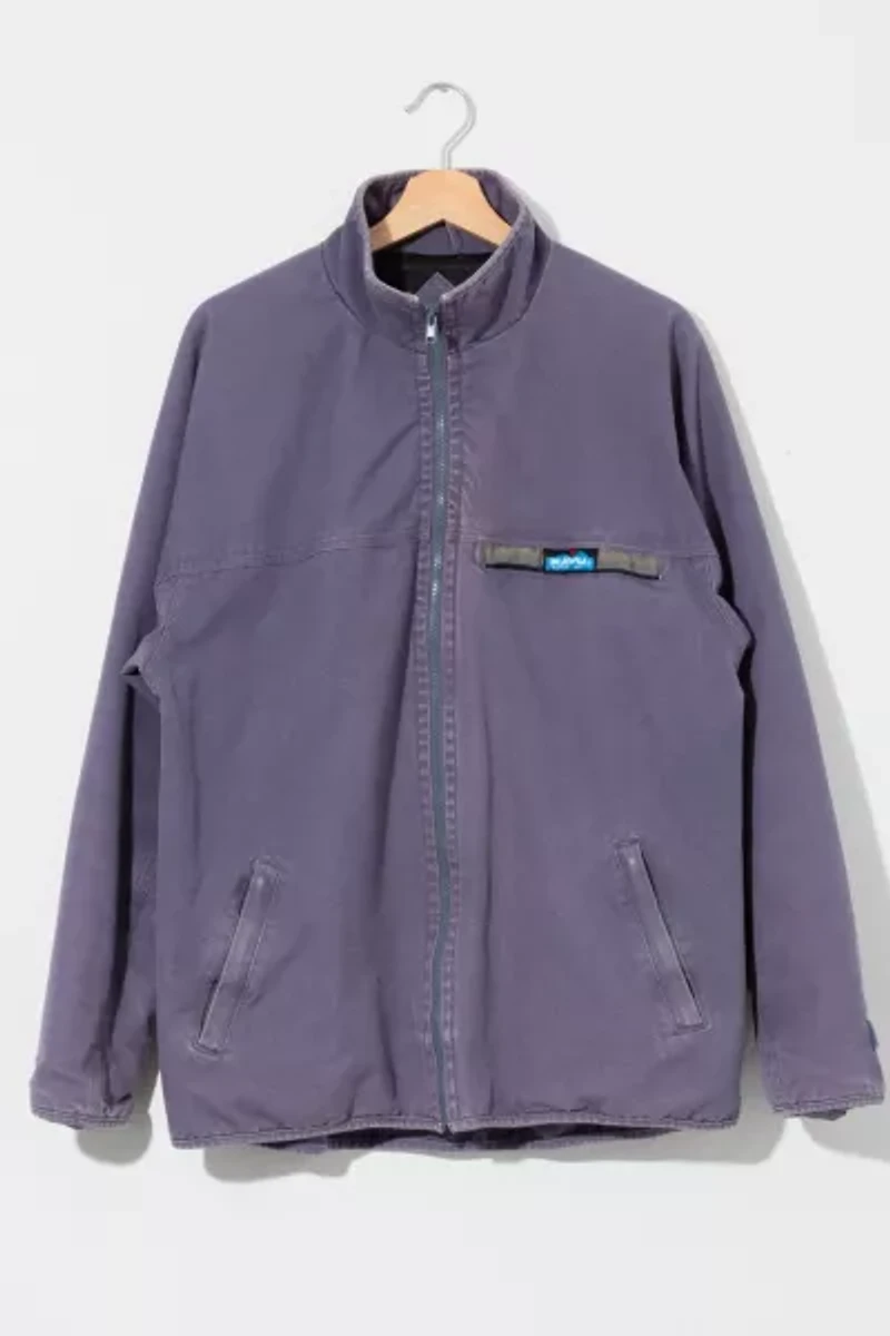 Vintage 1990s Distressed KAVU Canvas Zipper Jacket