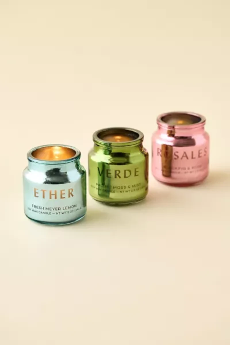 Paddywax Chroma Metallic 3 oz Scented Candle