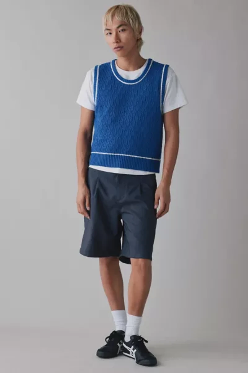 UO Brayden Pointelle Sweater Vest