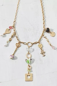 Kennedy Draped Charm Necklace