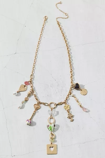 Kennedy Draped Charm Necklace
