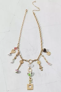 Kennedy Draped Charm Necklace