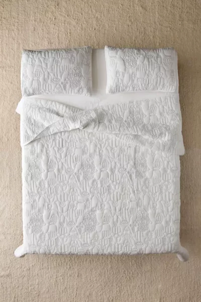 Jungalow Hamsa Quilt Set