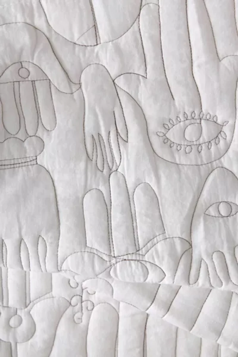 Jungalow Hamsa Quilt Set