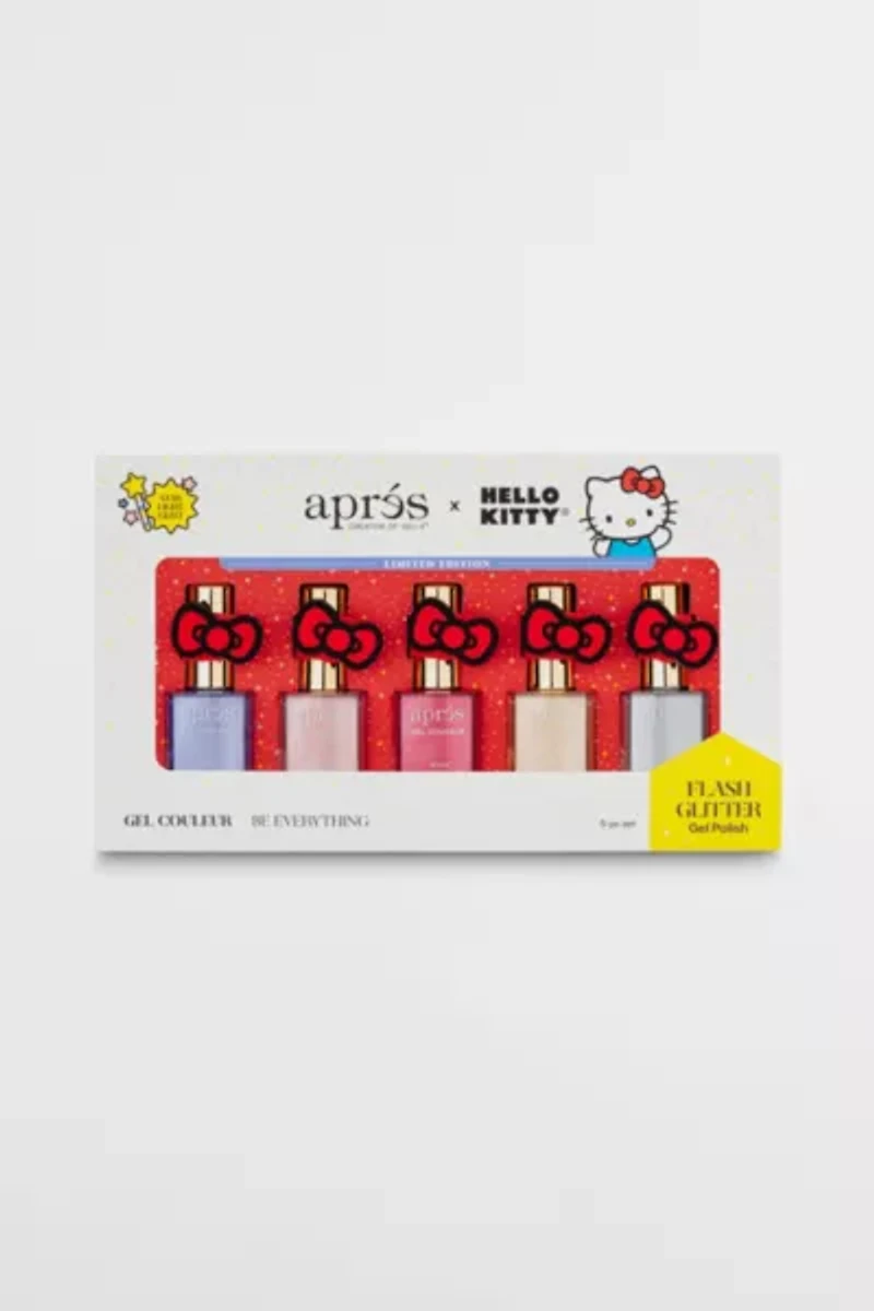 Aprés Nail x Sanrio® Flash Glitter Gel Couleur Set