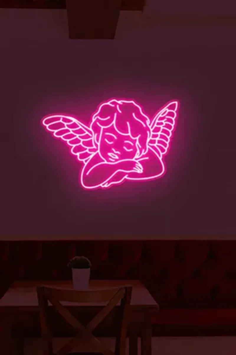 Echo Neon Sleeping Angel Neon Sign