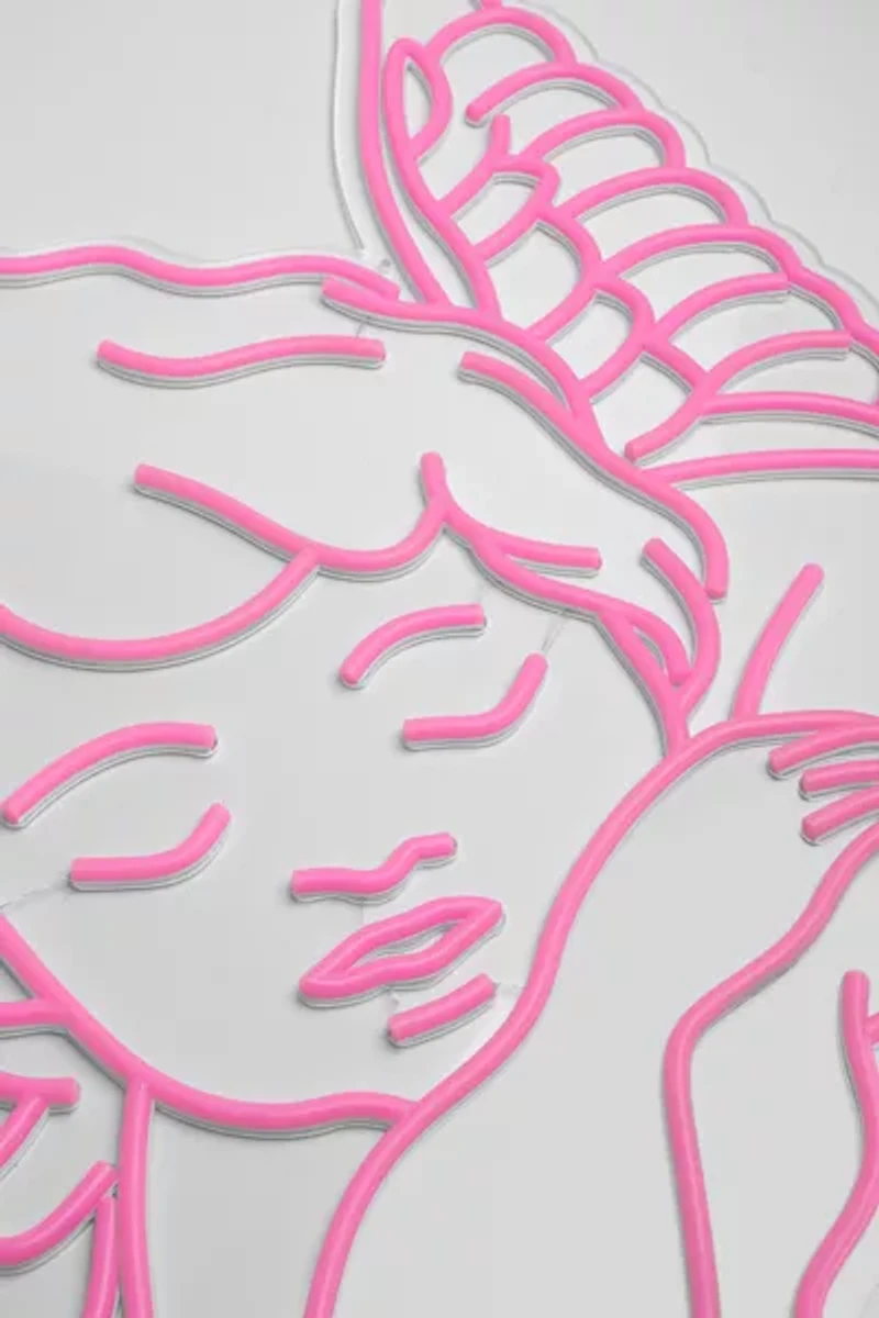 Echo Neon Sleeping Angel Neon Sign