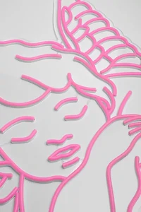 Echo Neon Sleeping Angel Neon Sign