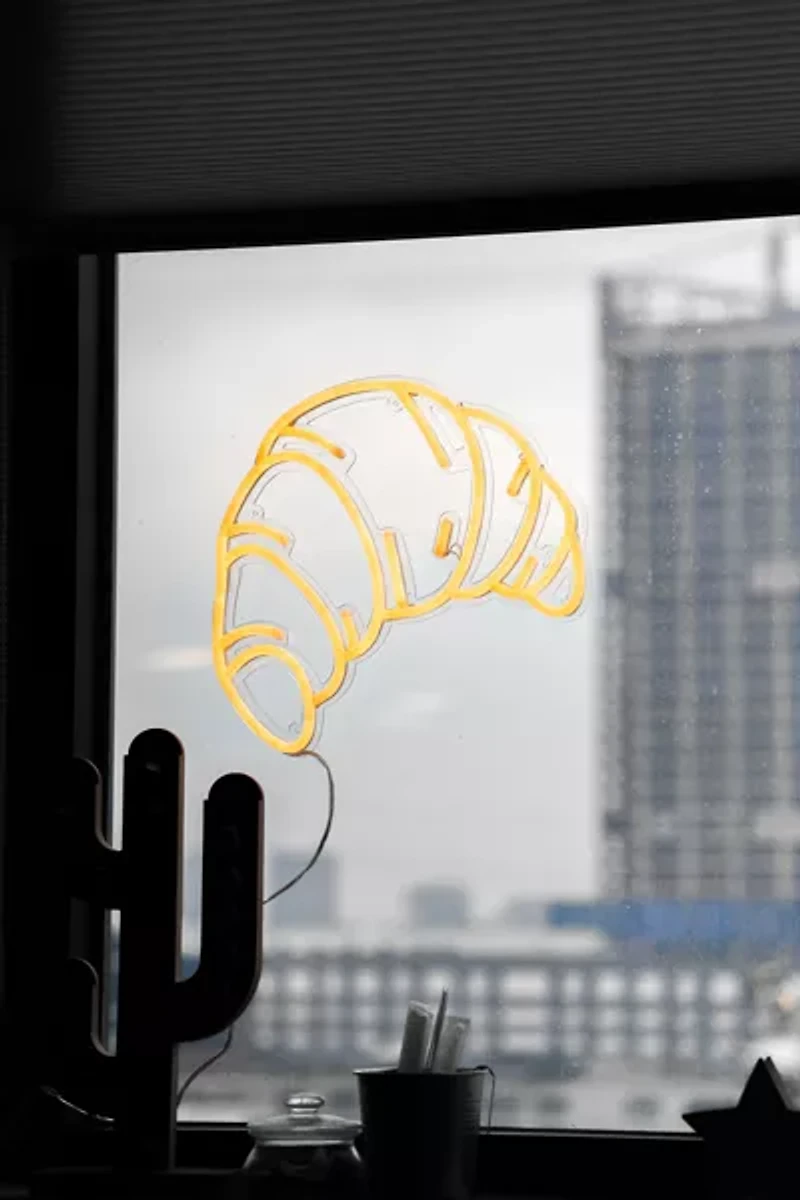 Echo Neon Croissant Neon Sign