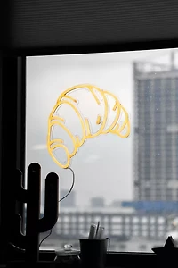 Echo Neon Croissant Neon Sign