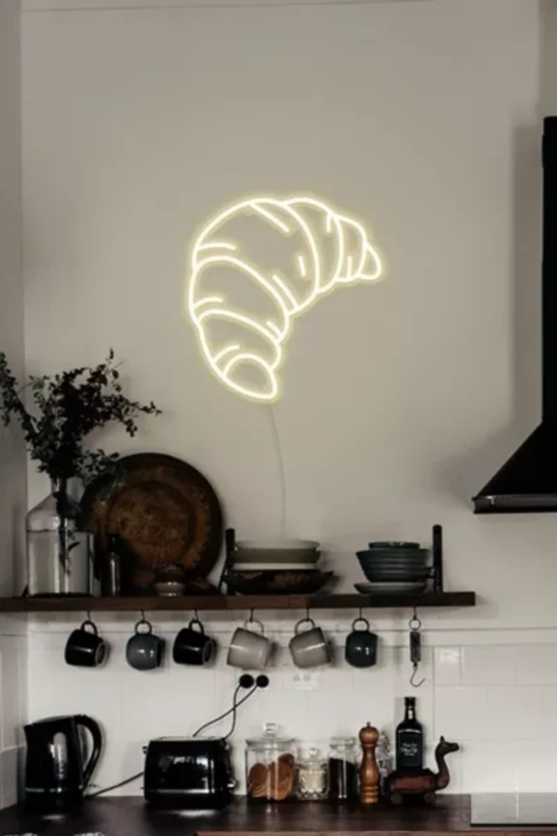 Echo Neon Croissant Neon Sign