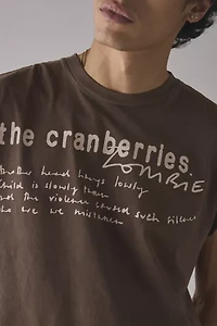 Backstage Graphic Cropped Muscle Tee