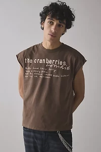 Backstage Graphic Cropped Muscle Tee