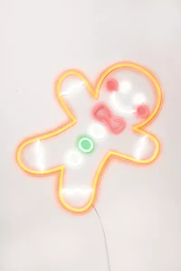 Echo Neon Gingerbread Man Neon Sign