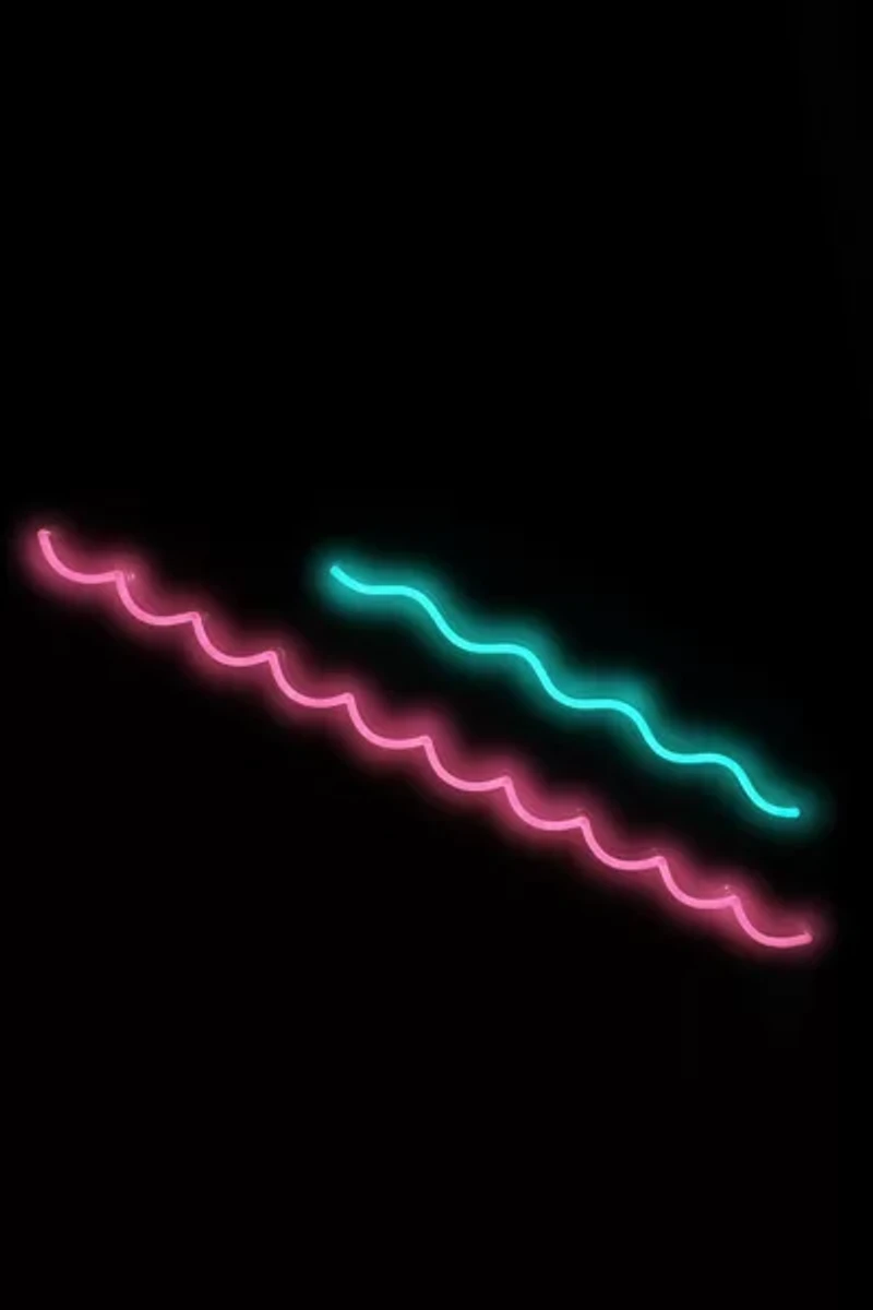 Echo Neon Wavy Lines Neon Sign