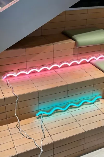 Echo Neon Wavy Lines Neon Sign