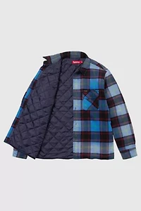 Supreme Quilted Plaid Shirt