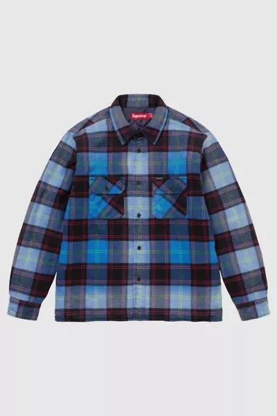 Supreme Quilted Plaid Shirt