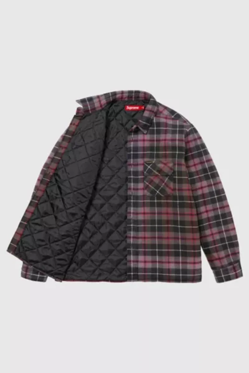 Supreme Quilted Plaid Shirt