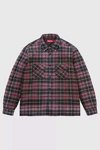 Supreme Quilted Plaid Shirt