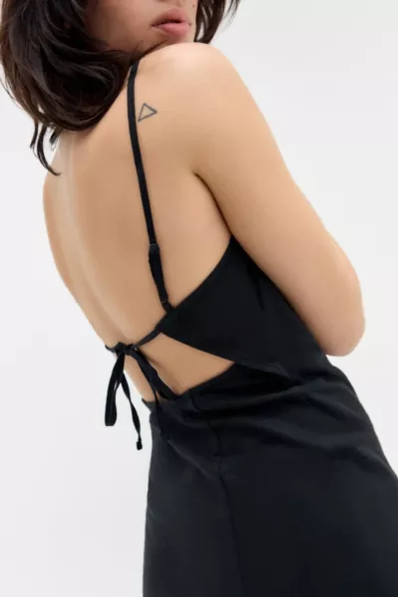 Silence + Noise Meghan Backless Mini Dress