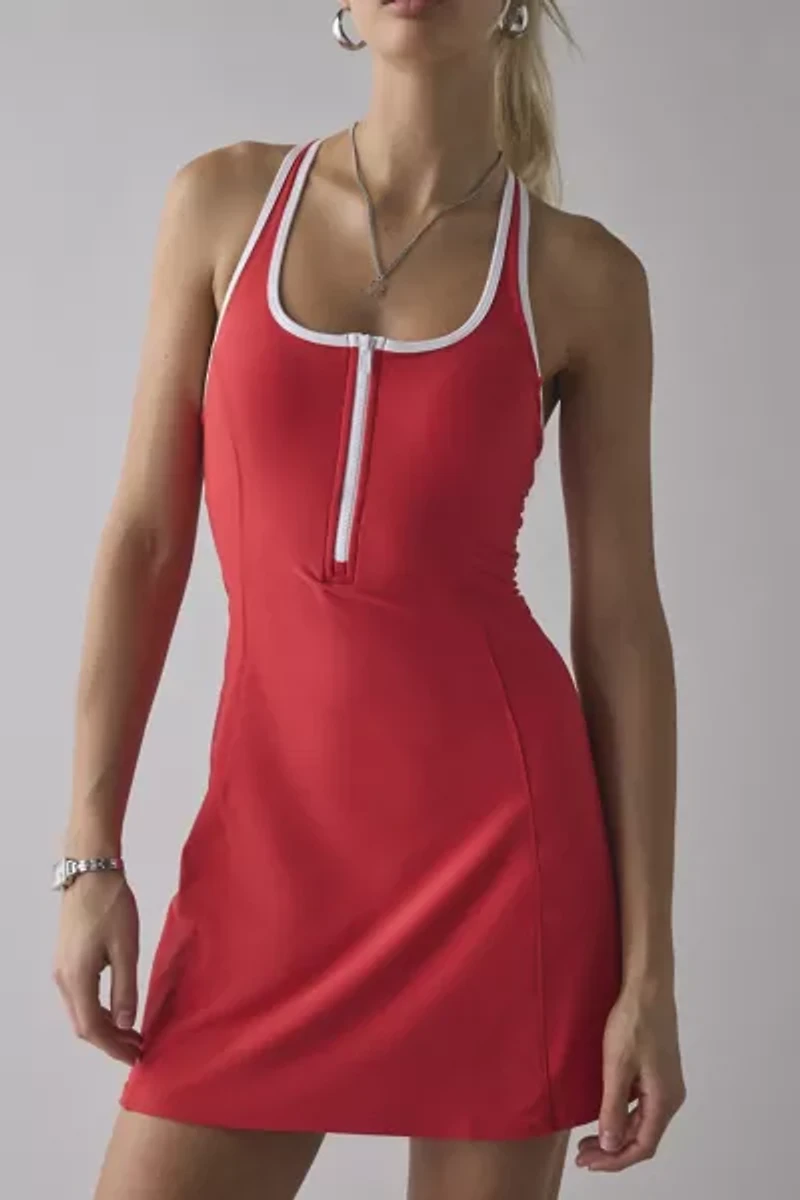 THE UPSIDE Pacific Ali Quarter Zip Racerback Active Dress