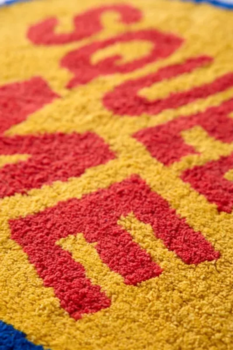 Fruit Sticker Tufted Bath Mat