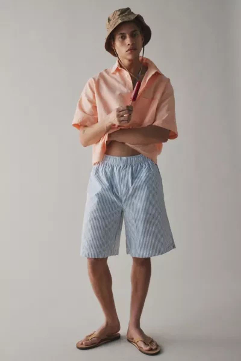 UO Baggy Striped Pull-On Short