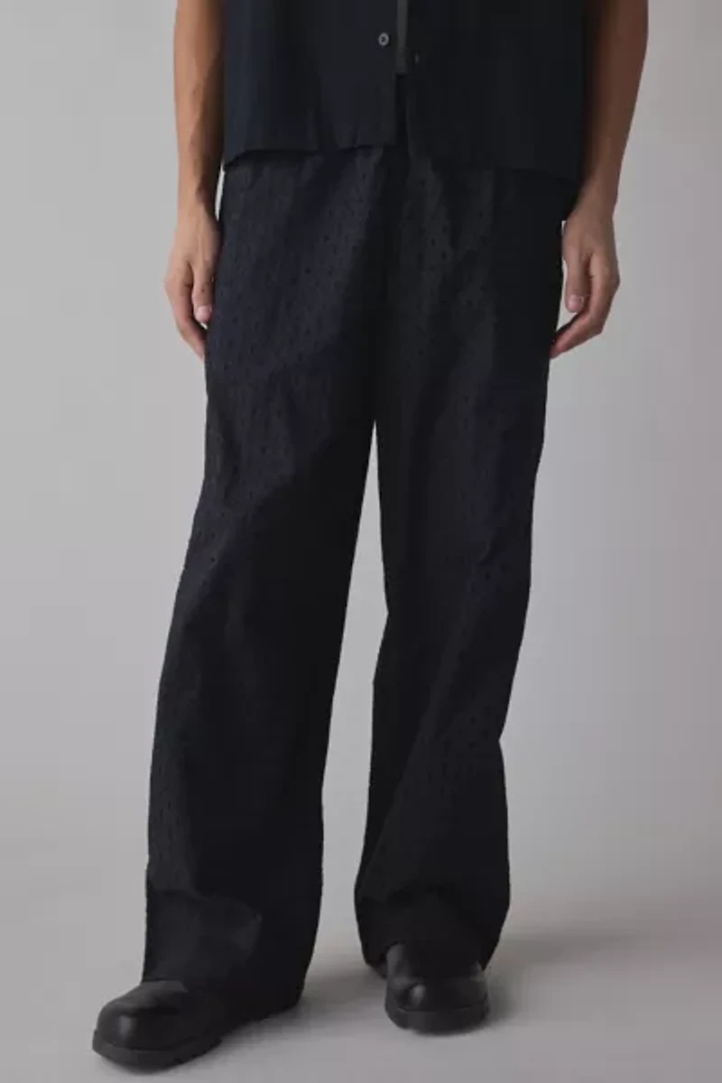 UO Beachside Resort Cotton Eyelet Pant