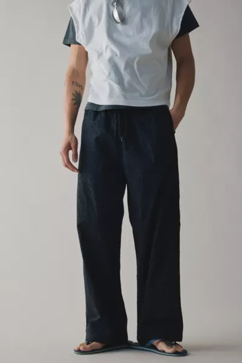 UO Beachside Resort Cotton Eyelet Pant