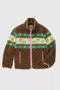 Strawberry Western Choco Fleece Jacket