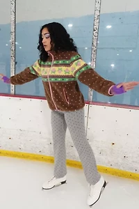 Strawberry Western Choco Fleece Jacket