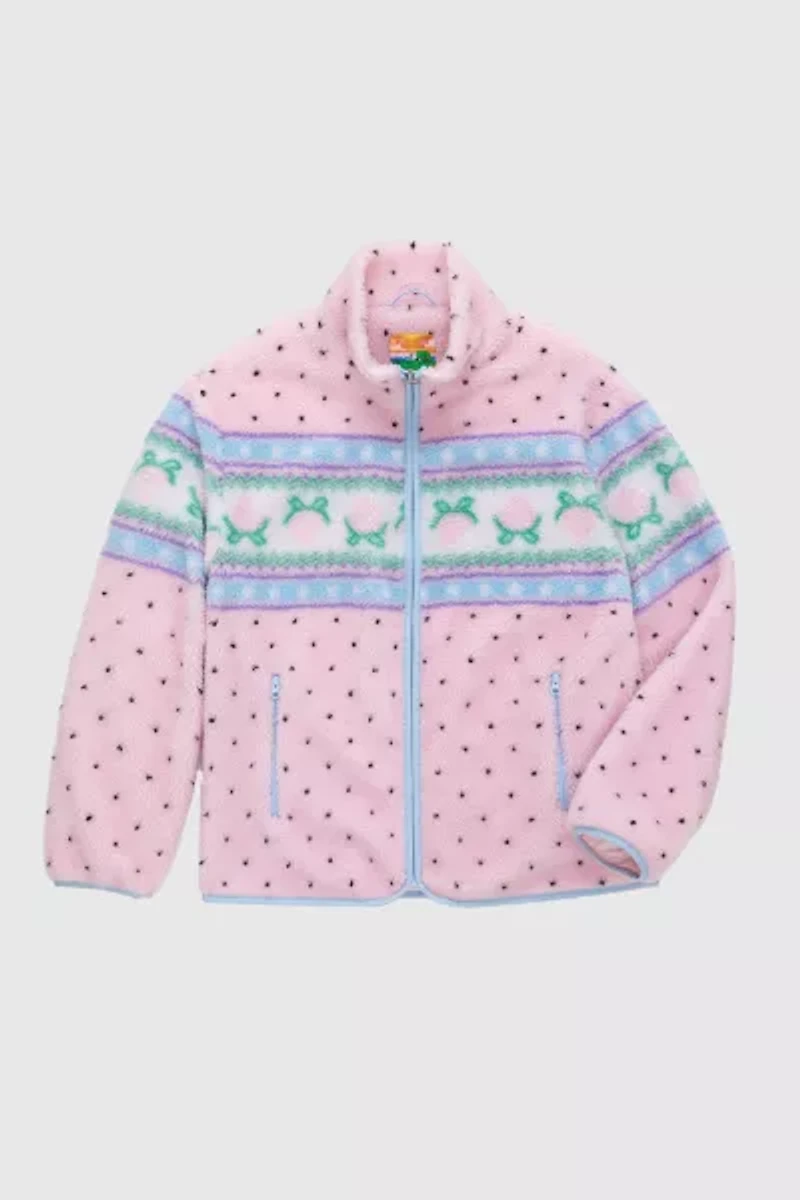 Strawberry Western Choco Fleece Jacket
