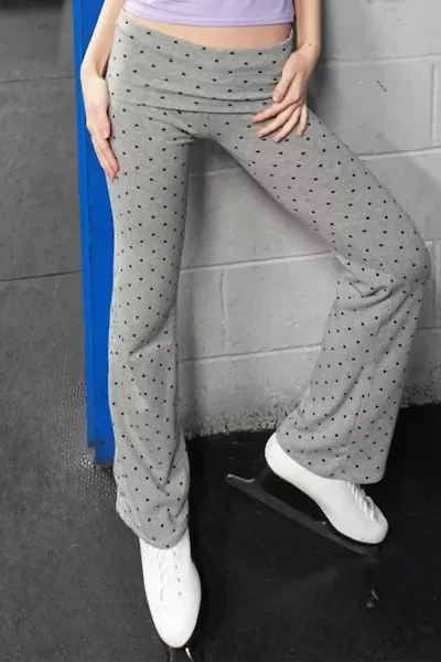 Strawberry Western Polka Dot Foldover Pant