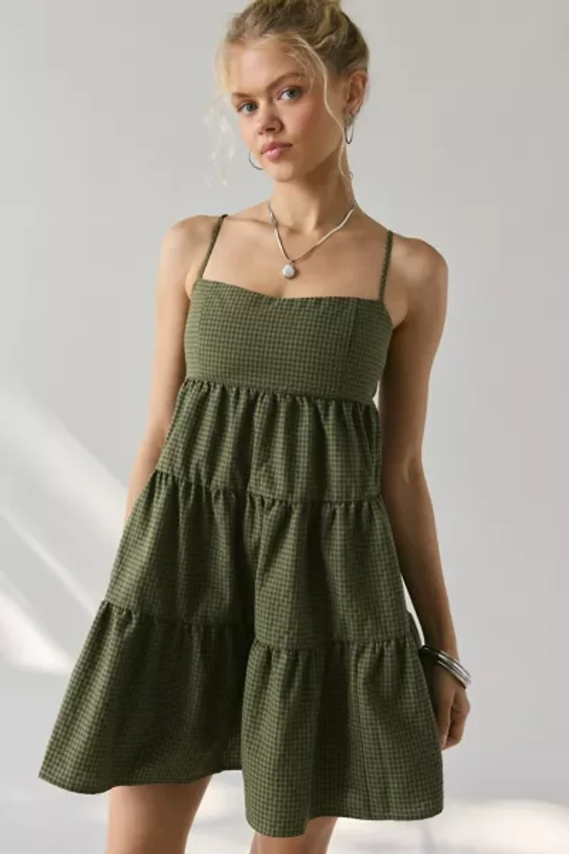 Kimchi Blue Zosia Tiered Babydoll Mini Dress